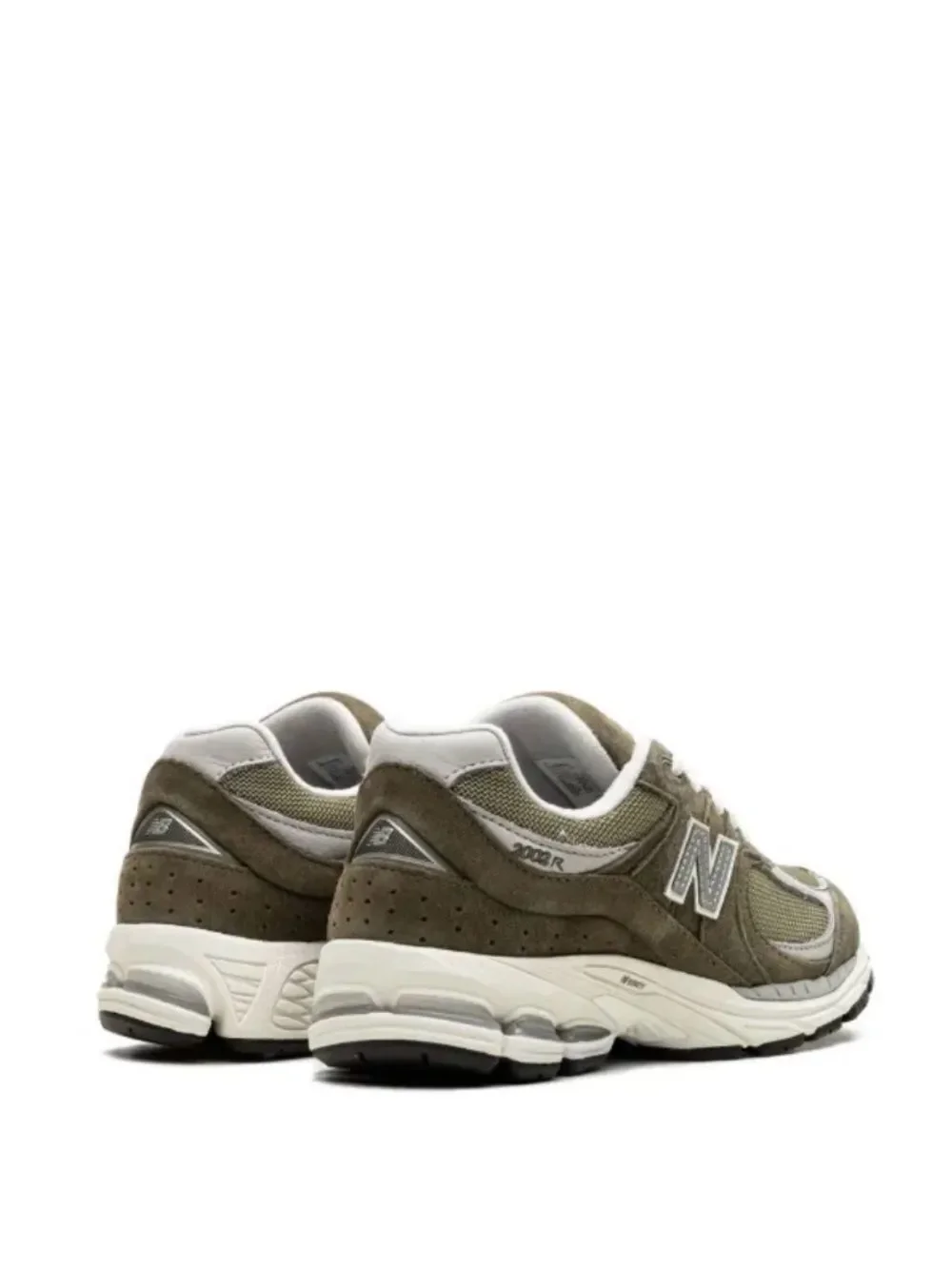 New Balance Olive Green Suede Mesh 2002R Sneaker 8 wmns 6.5 men